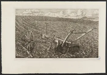 Frédéric Dupont-Diot ; Parcabeuf, A. estampe LA CHARRUE Paris 1899 1984.3.2 Photo