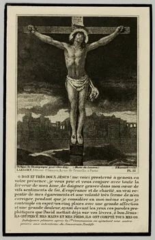 estampe O BON ET TRES DOUX JESUS ! 1984.42.12 Photo
