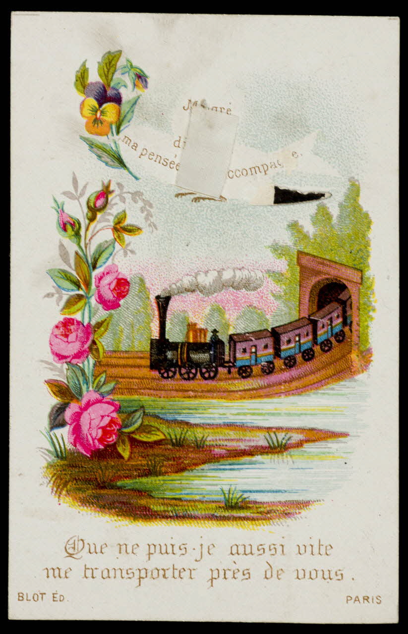 estampe Que ne puis-je aussi vite  me transporter près de vous 1984.42.21 Photo