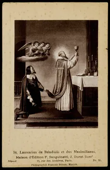 estampe St. Laurentius de Brindisiis et dux Maximilianus. 1984.42.25 Photo