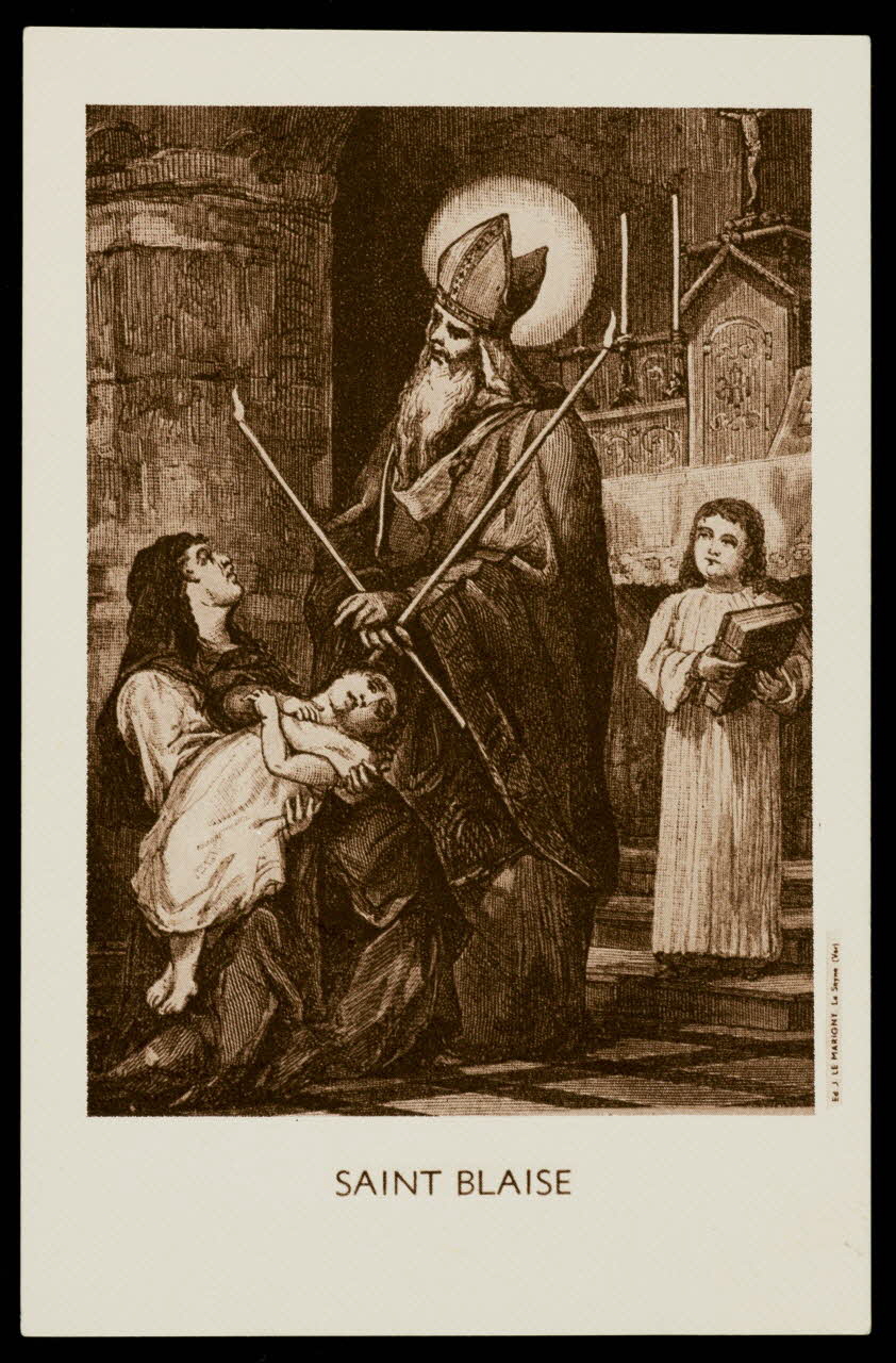 estampe SAINT BLAISE 1984.42.26 Photo