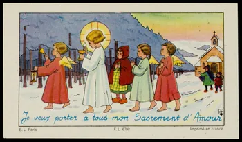 estampe Je veux porter à tous mon Sacrement d'Amour 1984.42.32  Photo