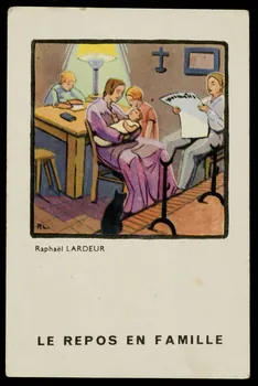 estampe LE REPOS EN FAMILLE 1984.42.34 Photo
