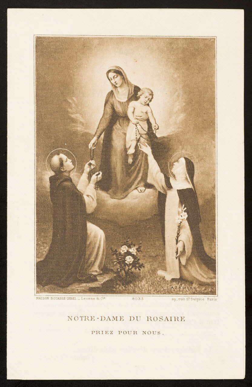 estampe NOTRE-DAME DU ROSAIRE 1984.42.40 Photo