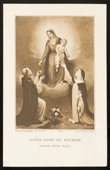 estampe NOTRE-DAME DU ROSAIRE 1984.42.40 Photo