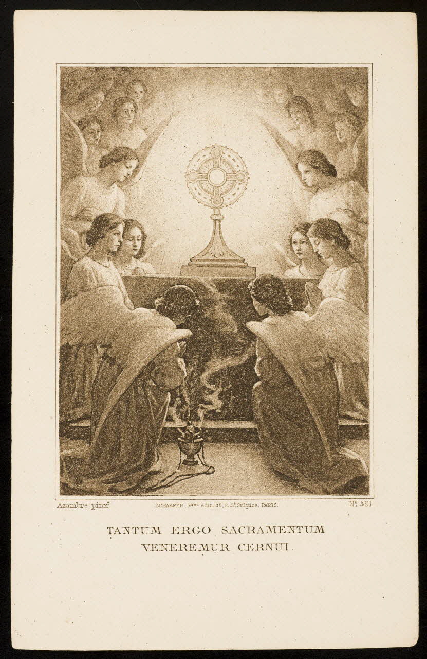 estampe TANTUM ERGO SACRAMENTUM  VENEREMUR CERNUI 1984.42.41 Photo