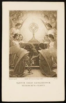 estampe TANTUM ERGO SACRAMENTUM  VENEREMUR CERNUI 1984.42.41 Photo
