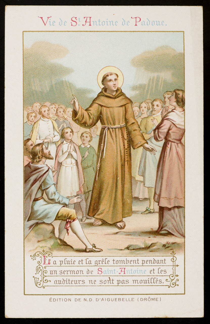estampe Vie de St. Antoine de Padoue. 1984.42.49 Photo
