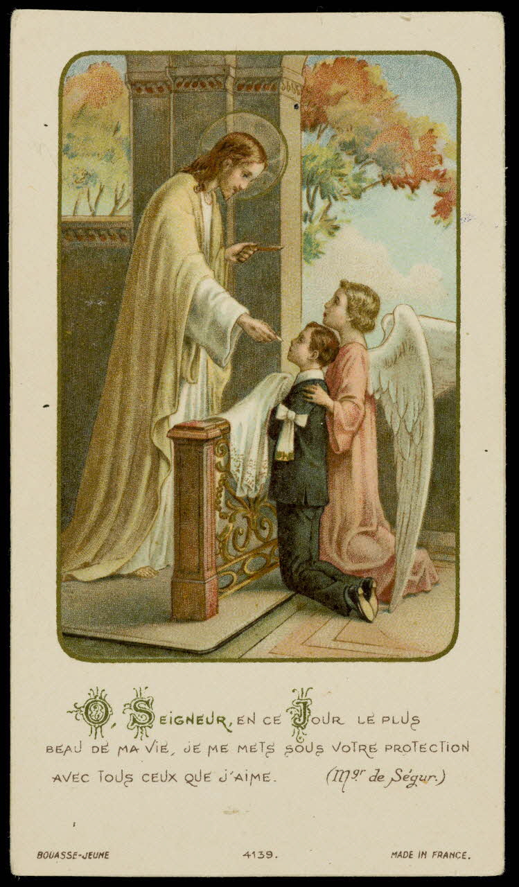 estampe O, SEIGNEUR, EN CE JOUR LE PLUS  BEAU DE MA VIE 1984.42.6 Photo