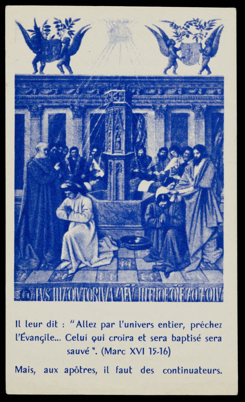 estampe Il leur dit : "Allez par l'univers entier, prêchez  l'Evangile..." 1984.42.8 Photo