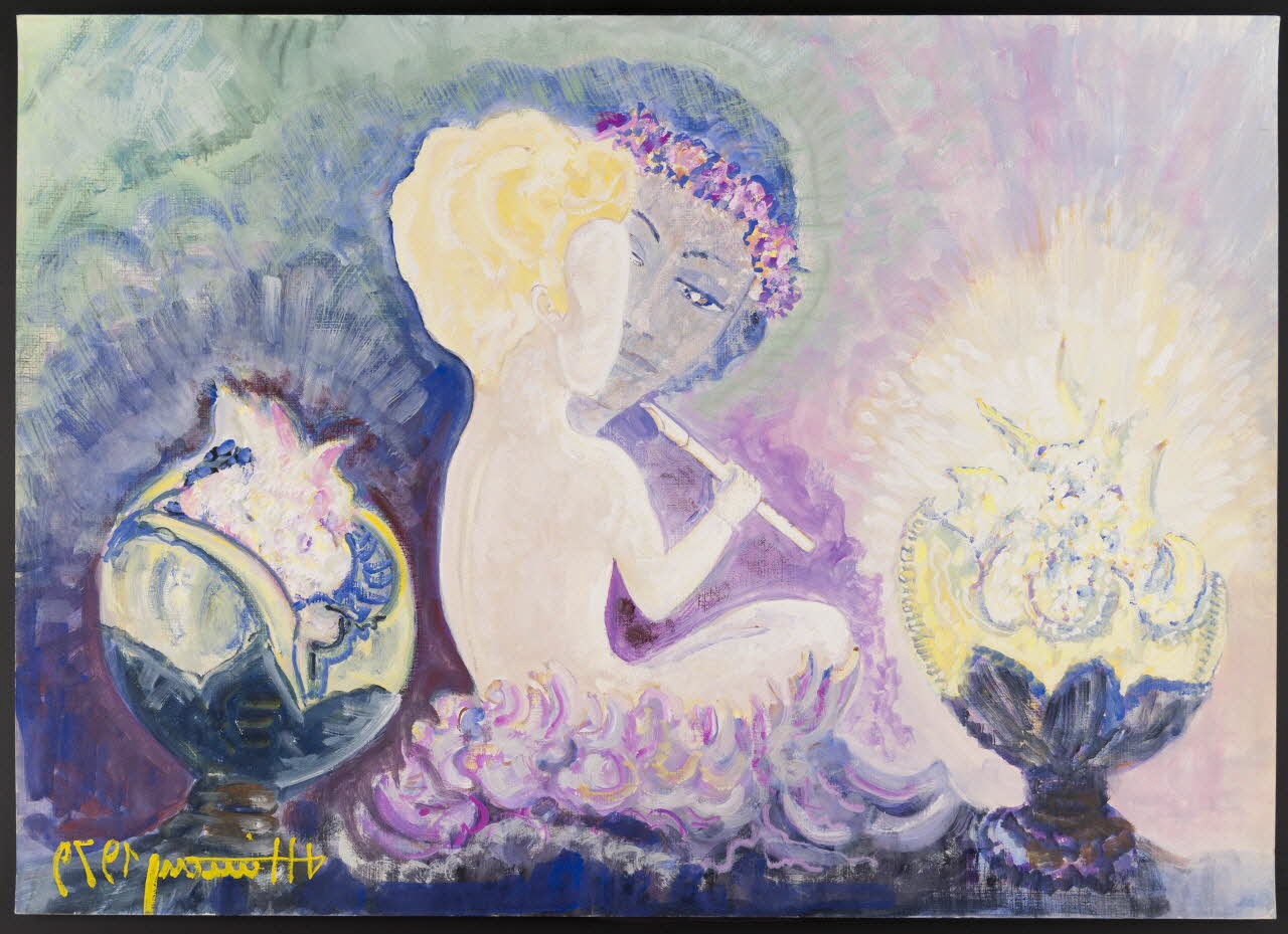 Jack Hémery dessin La naissance d'un jeune dieu Ile-de-France, France 1979 1986.25.2 Photo