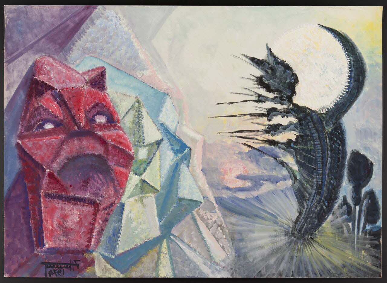 Jack Hémery dessin L'évolution du minéral au végétal Ile-de-France, France 1974 1986.25.3 Photo