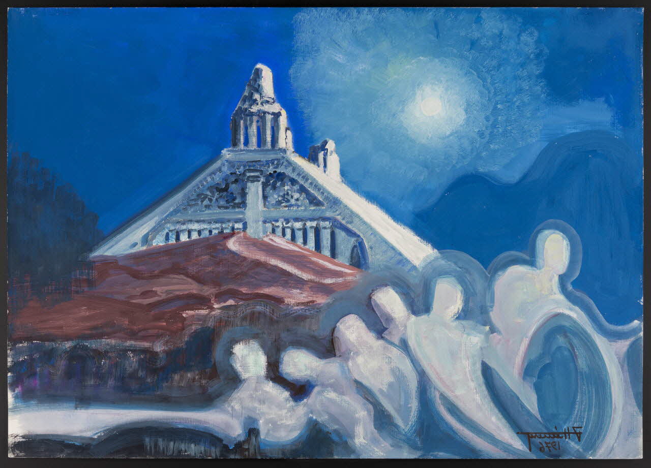 Jack Hémery dessin Le Temple Ile-de-France, France 1976 1986.25.5 Photo