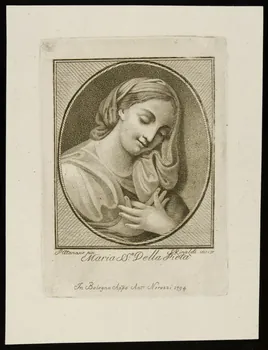 estampe Maria SSa. Della Pieta 1986.74.106 Photo