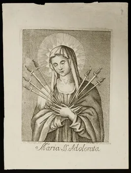 estampe Maria SS. Adolorata 1986.74.109  Photo