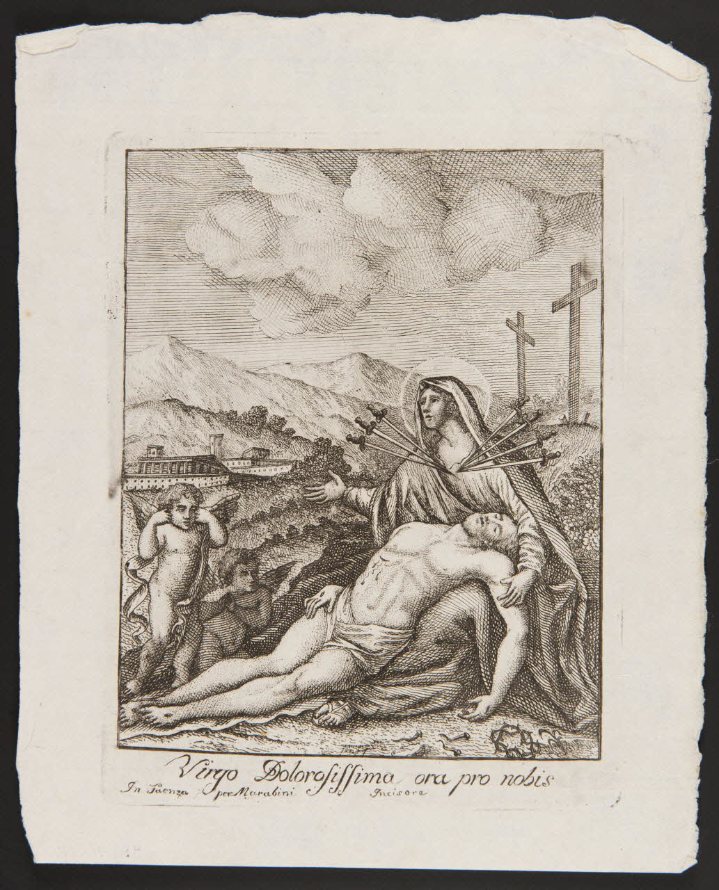 estampe Virgo Dolorosissima ora pro nobis 1986.74.110 Photo