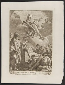 estampe ASSUMPTIO B. N. MARIE IN CELUM 1986.74.116 Photo
