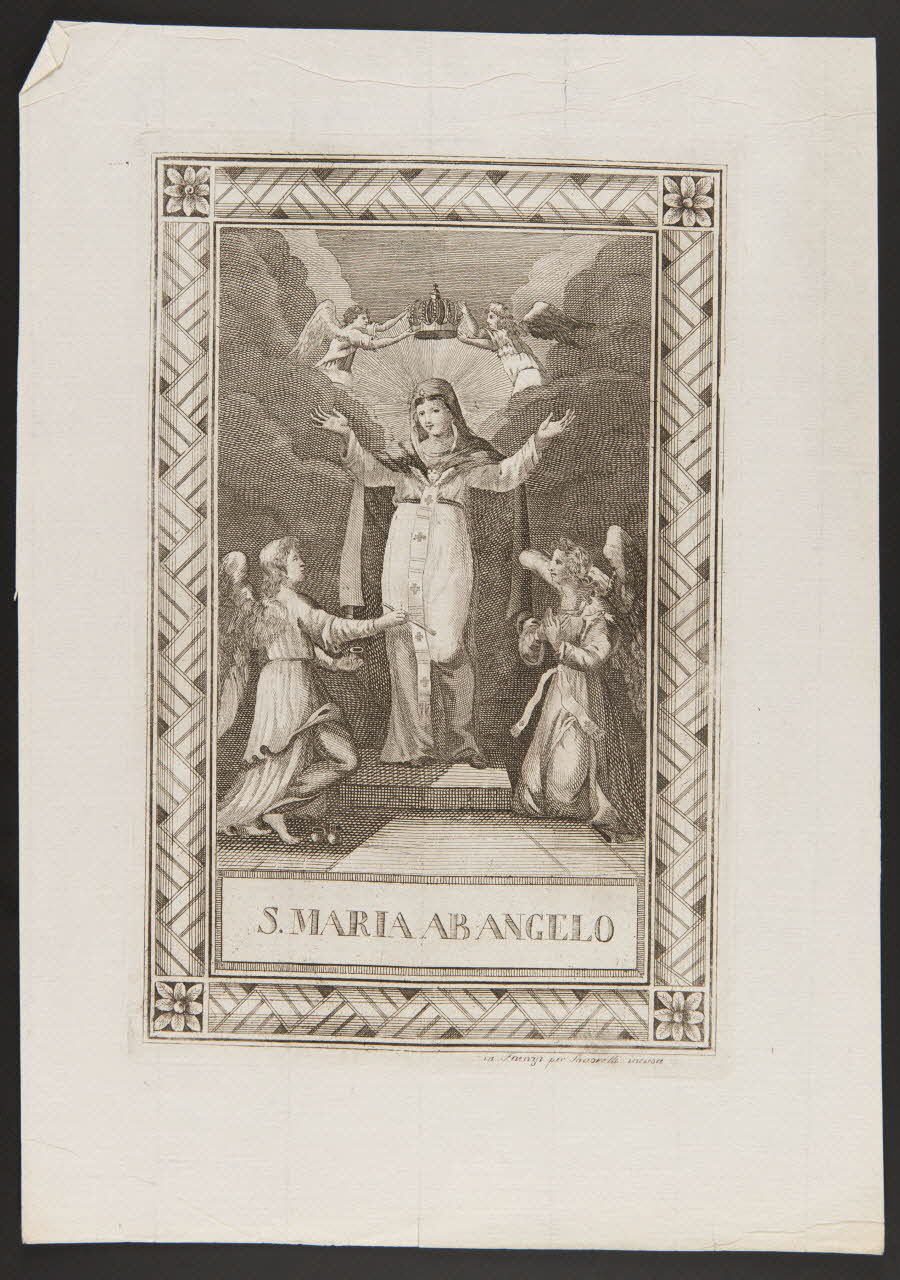 estampe S. MARIA AB ANGELO 1986.74.117 Photo