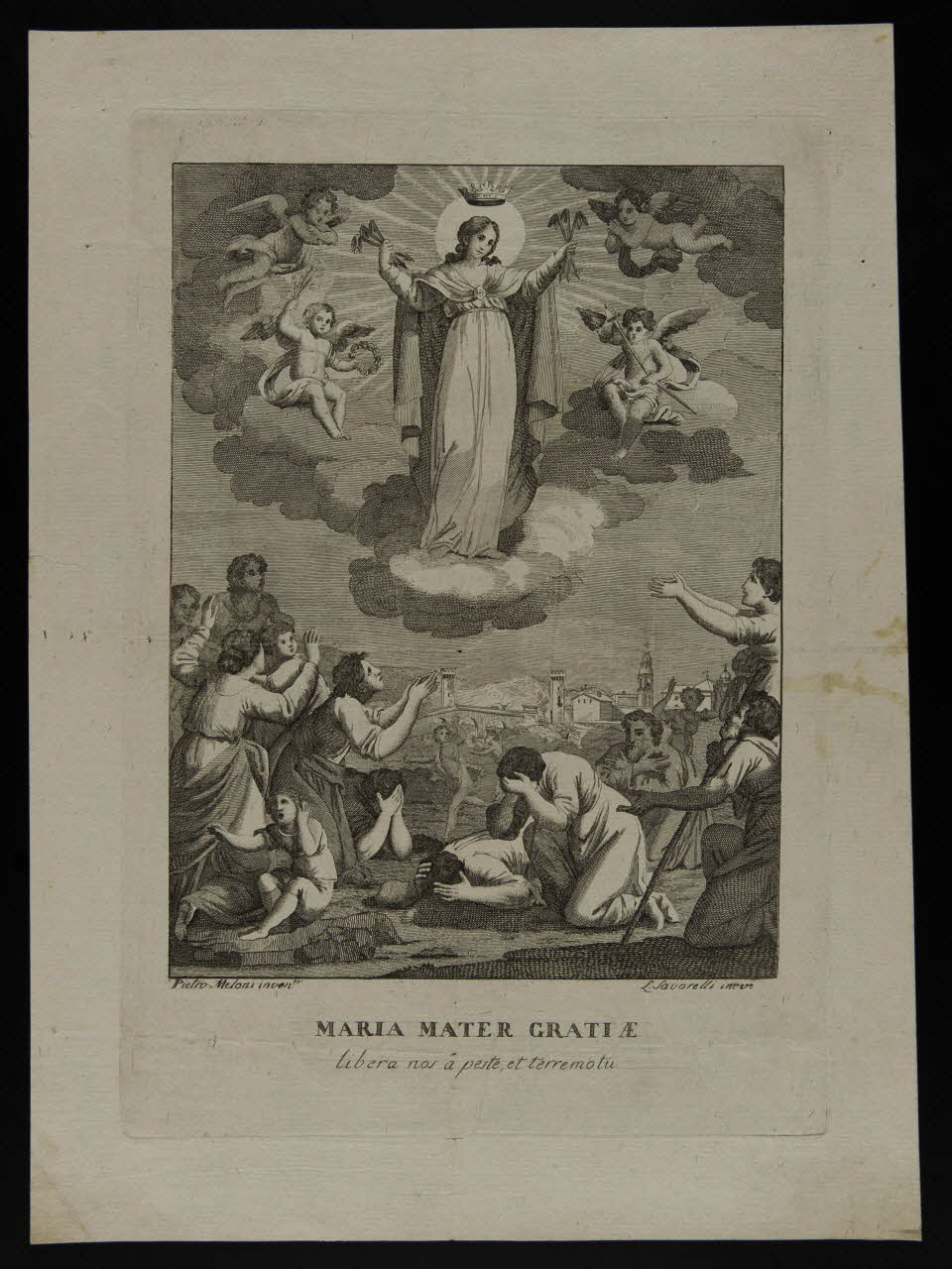 estampe MARIA MATER GRATIAE 1986.74.120 Photo