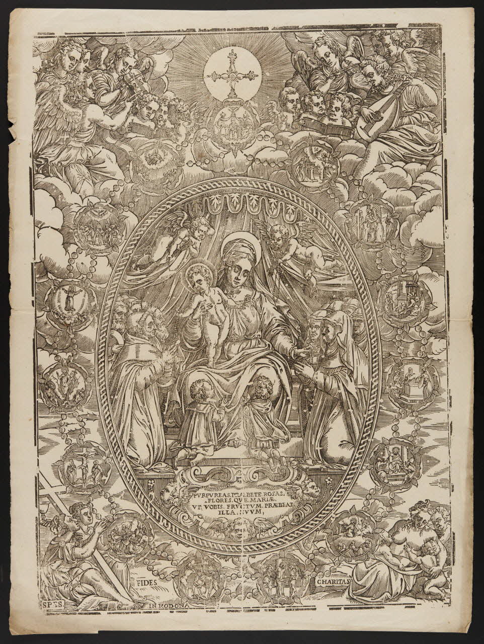 estampe Vierge à l'enfant 1986.74.122 Photo