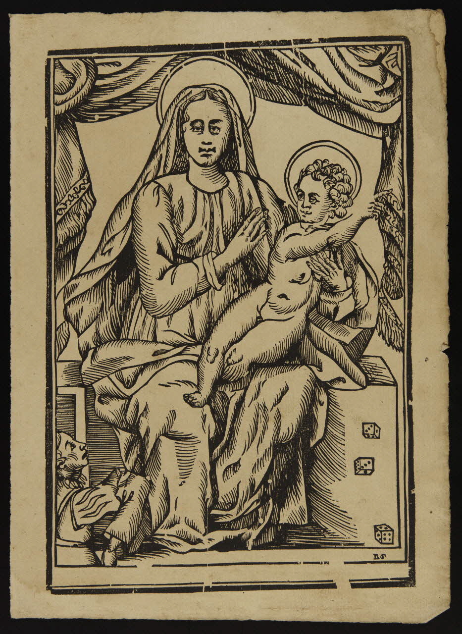 estampe Vierge à l'Enfant 1986.74.133.2 Photo