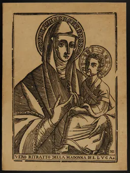 estampe VERO RITRATTO DELLA MADONNA DI S. LUCA. 1986.74.134  Photo
