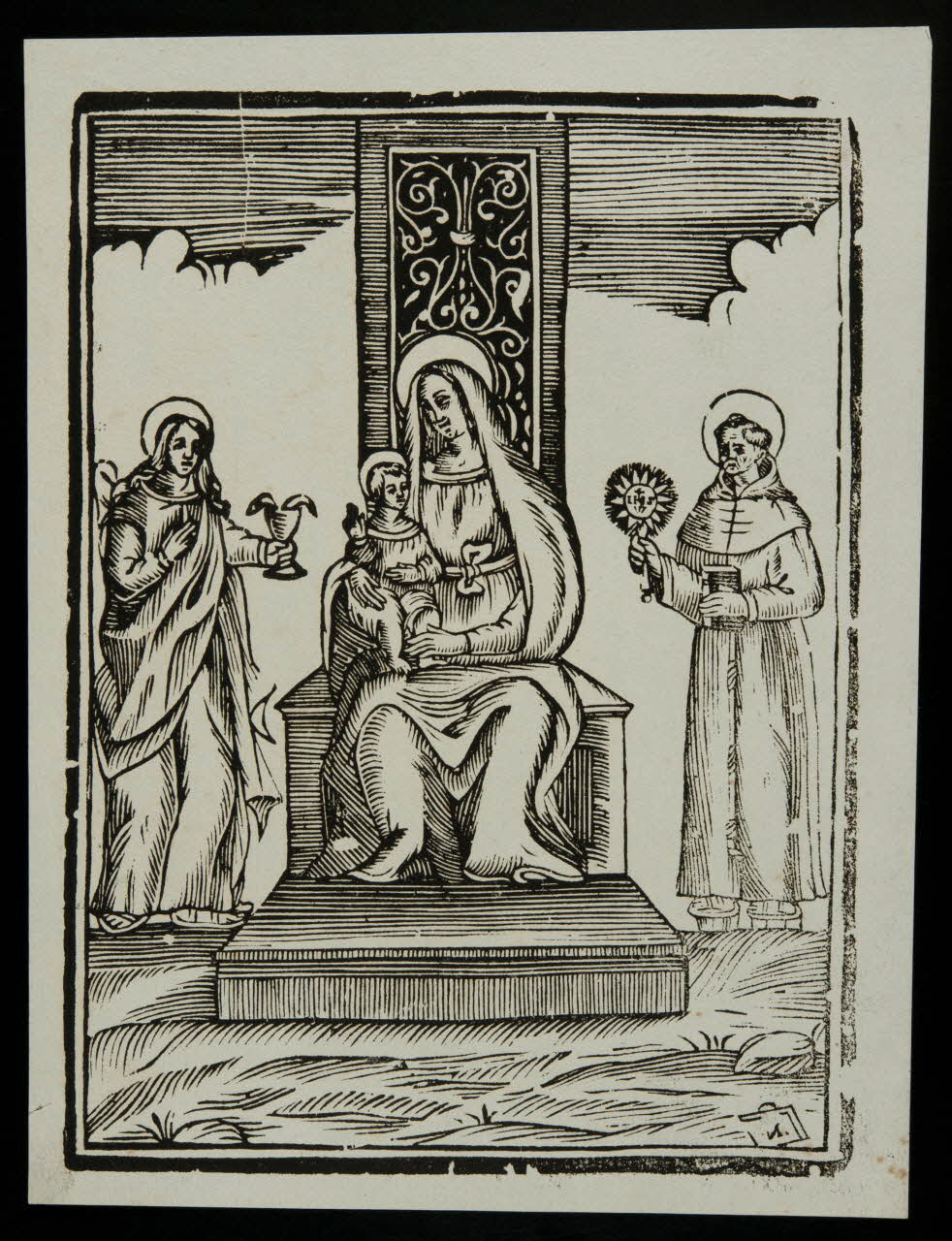 estampe Vierge en majesté 1986.74.137.1 Photo