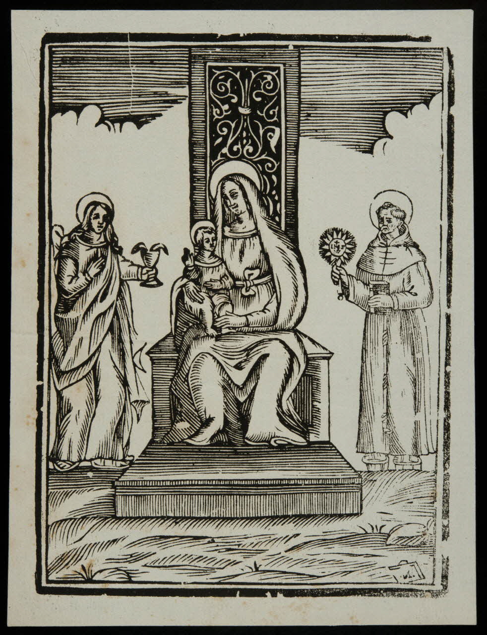 estampe Vierge en majesté 1986.74.137.2 Photo