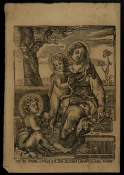 estampe ex te enim ortus est Sol Justitie Christus Deus noster. 1986.74.140.1 Photo