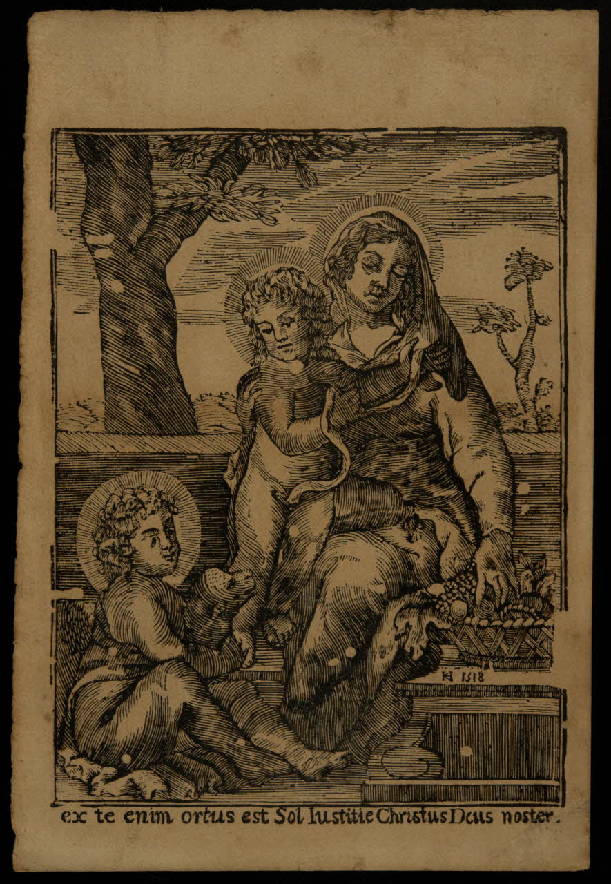 estampe ex te enim ortus est Sol Justitie Christus Deus noster. 1986.74.140.2 Photo