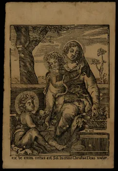 estampe ex te enim ortus est Sol Justitie Christus Deus noster. 1986.74.140.2 Photo