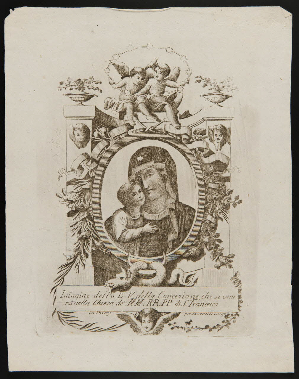 estampe Vierge à l'enfant 1986.74.147 Photo