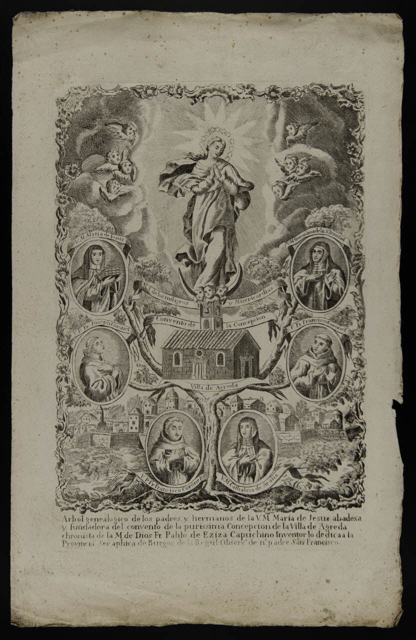 estampe Arbre généalogique de Marie 1986.74.150.1 Photo