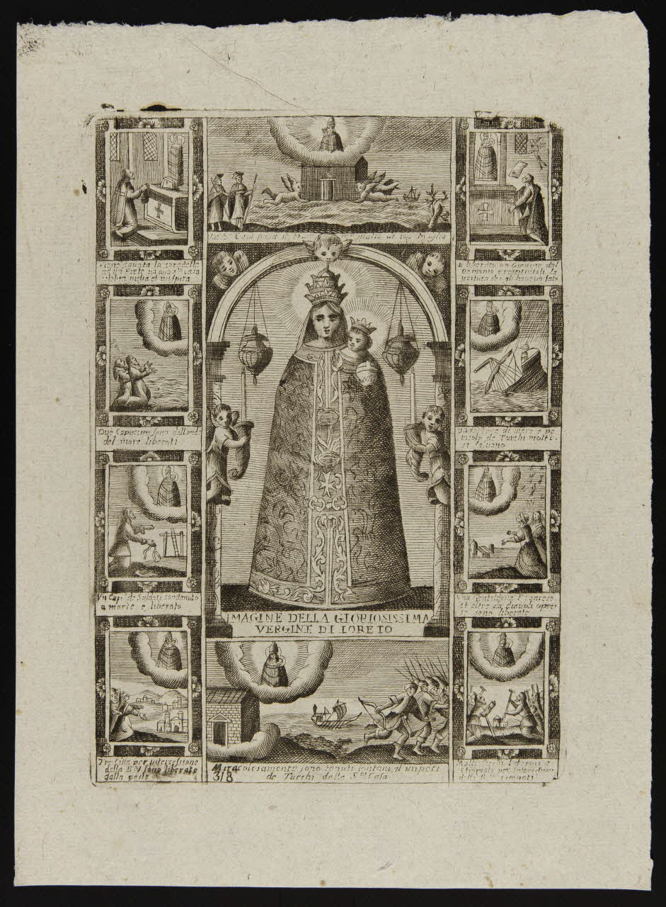 estampe Vierge à l'Enfant 1986.74.153.1 Photo