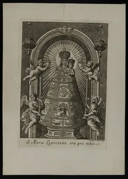 estampe S. Maria Lauretana ora pro nobis. 1986.74.154.1  Photo