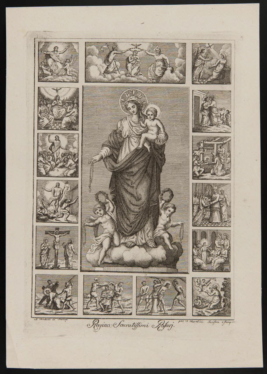 estampe Regina Sacratissimi Rosari 1986.74.156 Photo