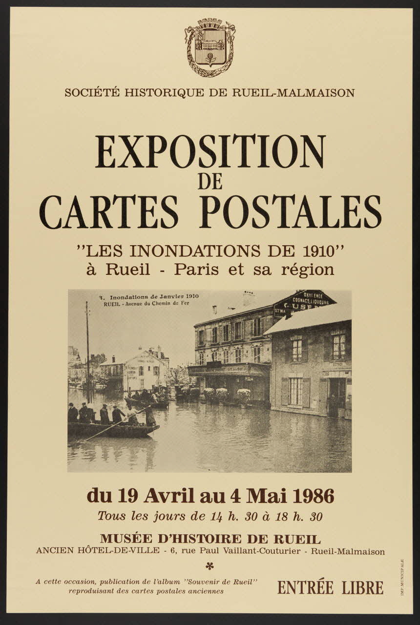 estampe EXPOSITION  DE  CARTES POSTALES 1986.74.16 Photo