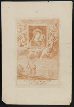 estampe MATER BONI CONSILII  ORA PRO NOBIS 1986.74.161  Photo
