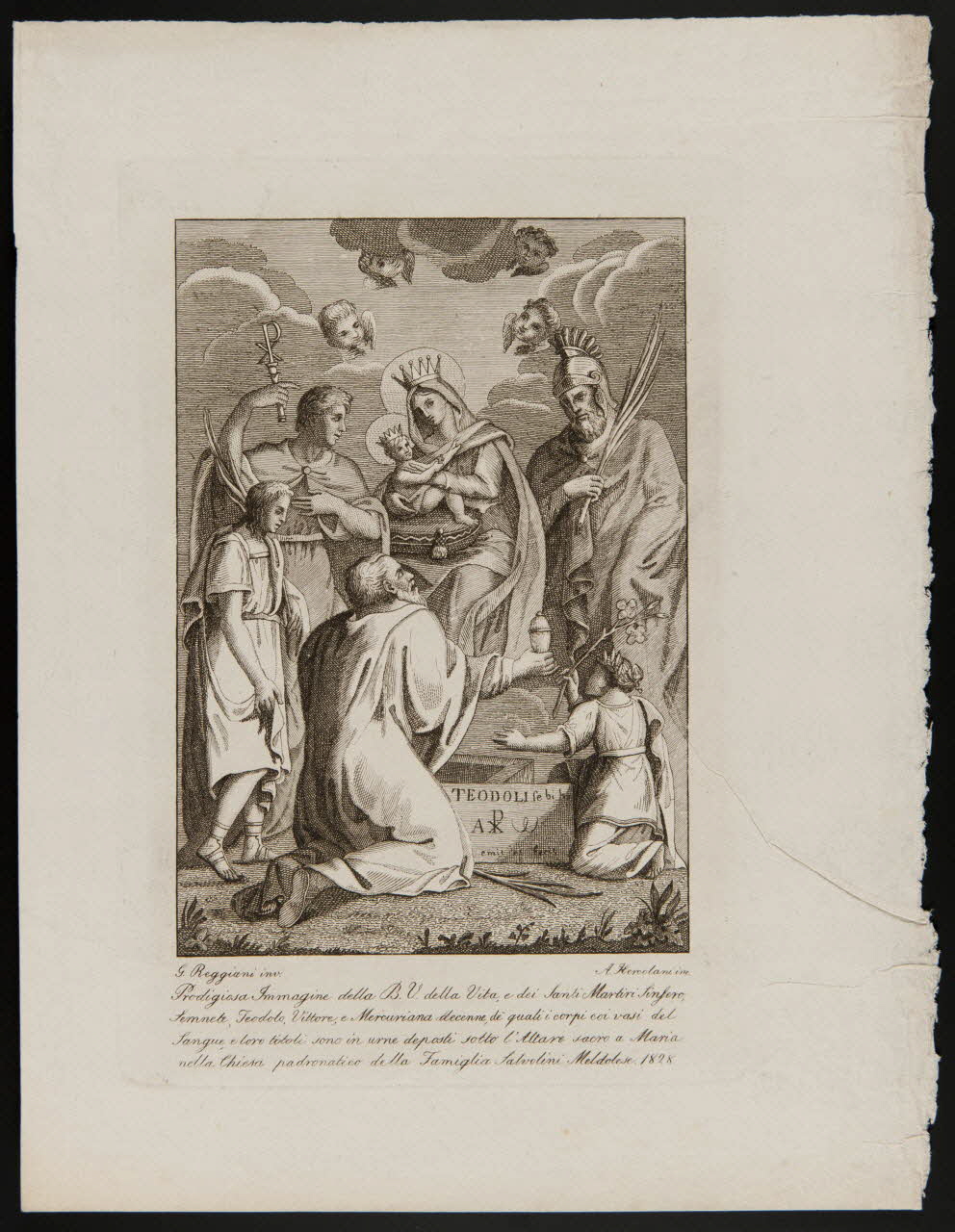 estampe Vierge à l'enfant 1986.74.163 Photo