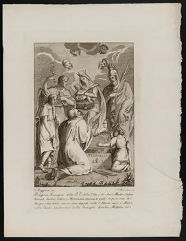 estampe Vierge à l'enfant 1986.74.163  Photo