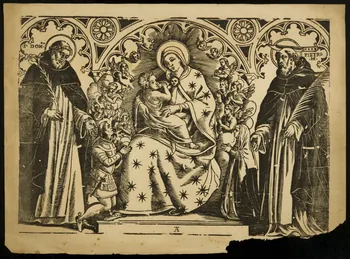 estampe Vierge à l'Enfant 1986.74.165  Photo
