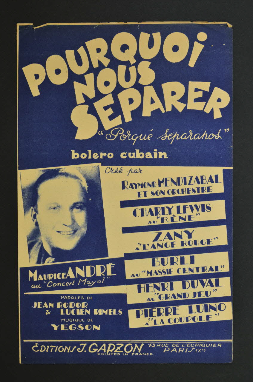 chanson petit format 1969.88.1043 Photo Mucem