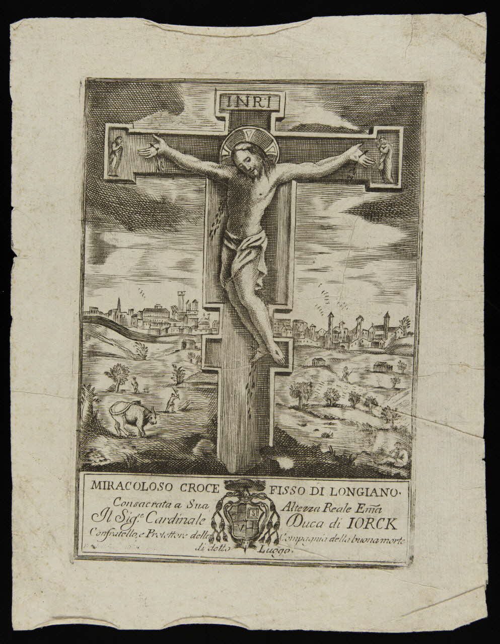estampe MIRACOLOSO CROCE FISSO DI LONGIANO. 1986.74.173.2 Photo