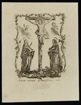 estampe Amor meus Crucifixis est. 1986.74.175  Photo