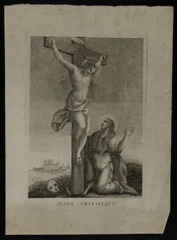 estampe JESUS CRUCIFIXUS 1986.74.176 Photo