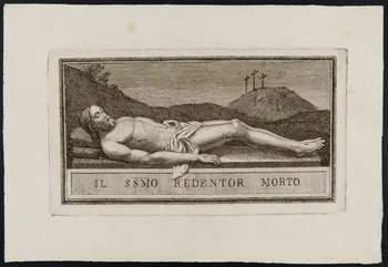 estampe IL S SMO REDENTOR MORTO 1986.74.178 Photo