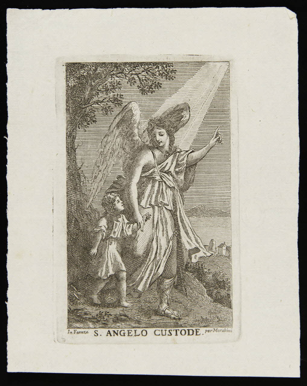 estampe S. ANGELO CUSTODE. 1986.74.189 Photo