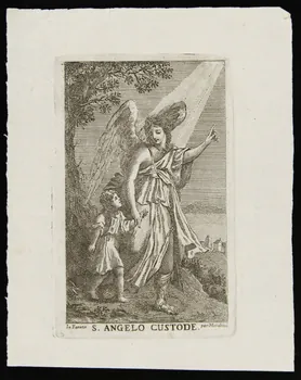 estampe S. ANGELO CUSTODE. 1986.74.189 Photo