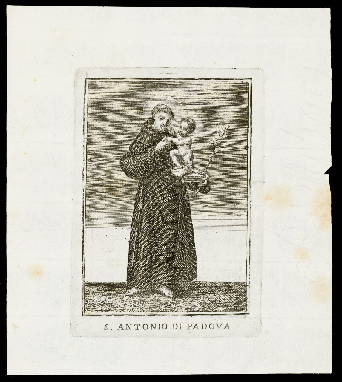 estampe S. ANTONIO DI PADOVA 1986.74.200 Photo
