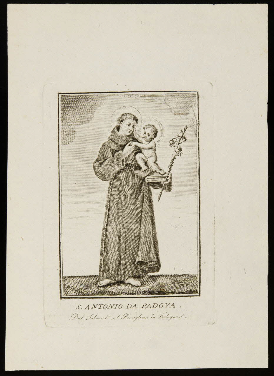 estampe S. ANTONIO DA PADOVA. 1986.74.201 Photo
